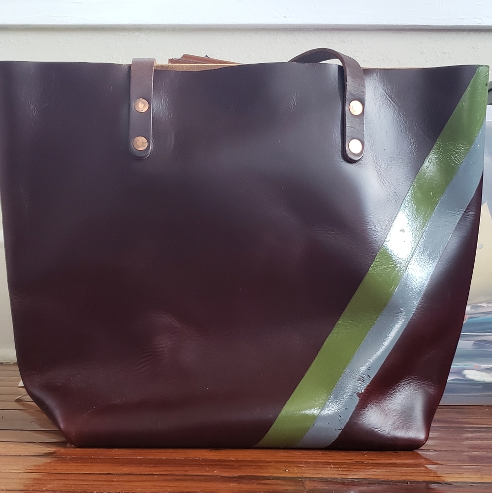 OOAK Hand Painted KMM & Co Tote